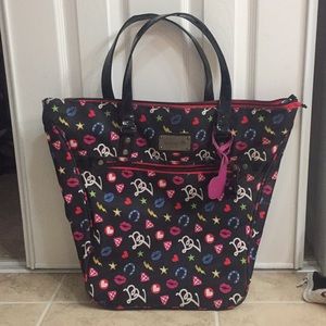 Betsey Johnson Betseyville XL Laptop/Tote Bag